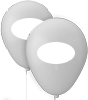 Luftballon PASTELL Ø 27 cm 1/1-farbig (weiß) zweiseitig bedruckt
