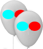 Luftballon PASTELL Ø 27 cm 2/2-farbig (HKS oder Pantone) zweiseitig bedruckt
