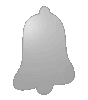 Polystyrolplatte in Glocke-Form konturgefräst <br>beidseitig 4/4-farbig bedruckt