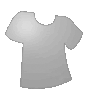 Polystyrolplatte in Shirt-Form konturgefräst <br>beidseitig 4/4-farbig bedruckt