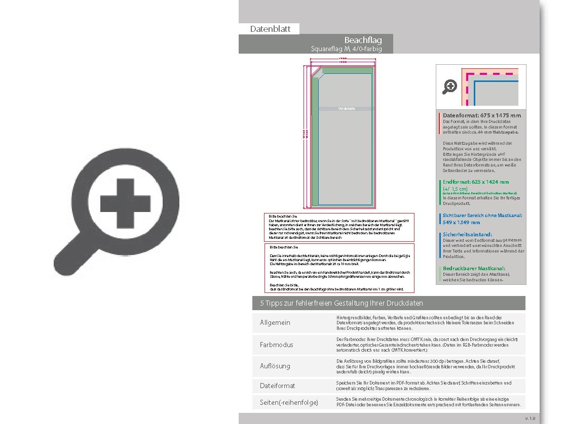 Product Bild beachflag_premium-square_medium__4_0-farbig_bedruckt_inkl__gest__nge_und_bodend__bel