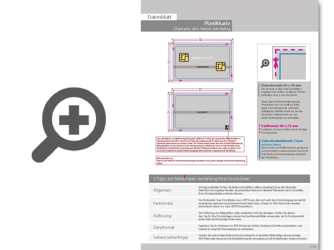 Product Bild chipkarte_sle5542_mit_beidseitiger_hei__folienpr__gung_silber_4_4_farbig_bedruckt_auf_wei__em_hintergrund